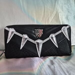 Loungefly Black and Silver Women's Clutch